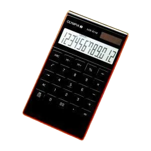 Olympia LCD 3112 Black Desktop Calculator